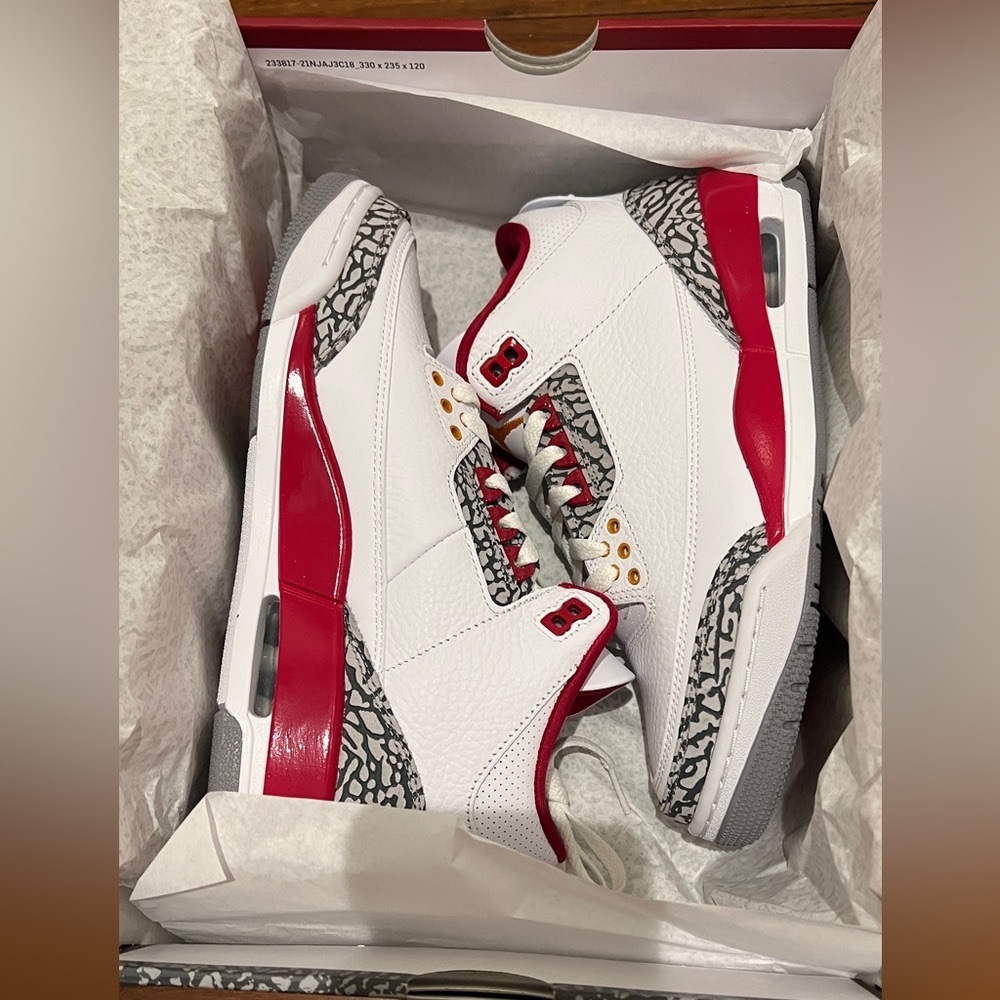 BRAND NEW Nike Air Jordan 3 Retro “CARDINAL RED”
